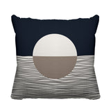 Carmy Abstract Outdoor Reversible Throw Square Pillow