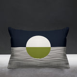 Carmy Abstract Outdoor Reversible Throw Rectangular Pillow
