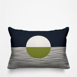 Carmy Abstract Outdoor Reversible Throw Rectangular Pillow