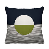 Carmy Abstract Outdoor Reversible Throw Square Pillow