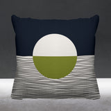 Carmy Abstract Outdoor Reversible Throw Square Pillow