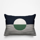 Carmy Abstract Outdoor Reversible Throw Rectangular Pillow