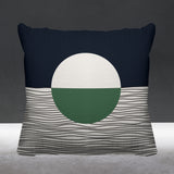 Carmy Abstract Outdoor Reversible Throw Square Pillow