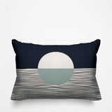 Carmy Abstract Outdoor Reversible Throw Rectangular Pillow