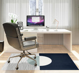 Carmy low pile chair mat in Grey