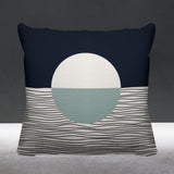 Carmy Abstract Outdoor Reversible Throw Square Pillow