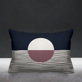 Carmy Abstract Outdoor Reversible Throw Rectangular Pillow