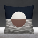 Carmy Abstract Outdoor Reversible Throw Square Pillow