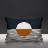 Carmy Abstract Outdoor Reversible Throw Rectangular Pillow