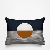 Carmy Abstract Outdoor Reversible Throw Rectangular Pillow