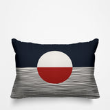Carmy Abstract Outdoor Reversible Throw Rectangular Pillow
