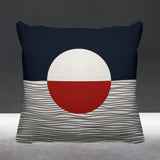 Carmy Abstract Outdoor Reversible Throw Square Pillow