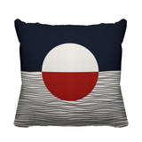 Carmy Abstract Outdoor Reversible Throw Square Pillow