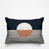 Carmy Abstract Outdoor Reversible Throw Rectangular Pillow
