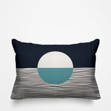 Carmy Abstract Outdoor Reversible Throw Rectangular Pillow