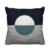 Carmy Abstract Outdoor Reversible Throw Square Pillow