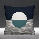 Carmy Abstract Outdoor Reversible Throw Square Pillow