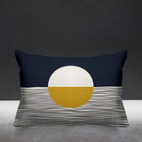 Carmy Abstract Outdoor Reversible Throw Rectangular Pillow