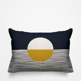 Carmy Abstract Outdoor Reversible Throw Rectangular Pillow