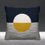Carmy Abstract Outdoor Reversible Throw Square Pillow