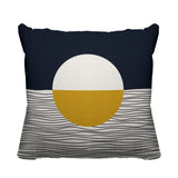 Carmy Abstract Outdoor Reversible Throw Square Pillow