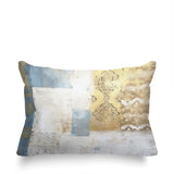 Carsten Abstract Spun Polyester Indoor/Outdoor Reversible Throw Pillow