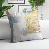 Carsten Abstract Spun Polyester Indoor/Outdoor Reversible Throw Pillow