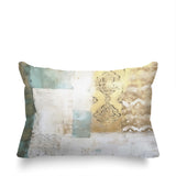 Carsten Abstract Spun Polyester Indoor/Outdoor Reversible Throw Pillow