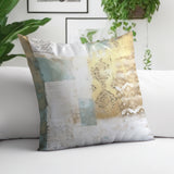 Carsten Abstract Spun Polyester Indoor/Outdoor Reversible Throw Pillow