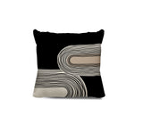 Cassie Abstract Spun Polyester Square Indoor/Outdoor Throw Pillow