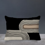 Cassie Spun Polyester Lumbar Indoor/Outdoor Throw Pillow