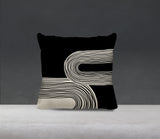 Cassie Abstract Spun Polyester Square Indoor/Outdoor Throw Pillow