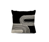 Cassie Abstract Spun Polyester Square Indoor/Outdoor Throw Pillow