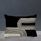 Cassie Spun Polyester Lumbar Indoor/Outdoor Throw Pillow
