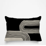 Cassie Spun Polyester Lumbar Indoor/Outdoor Throw Pillow