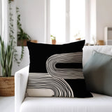 Cassie Spun Polyester Lumbar Indoor/Outdoor Throw Pillow