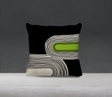 Cassie Abstract Spun Polyester Square Indoor/Outdoor Throw Pillow