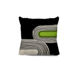 Cassie Abstract Spun Polyester Square Indoor/Outdoor Throw Pillow