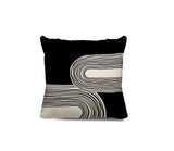 Cassie Abstract Spun Polyester Square Indoor/Outdoor Throw Pillow