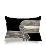 Cassie Spun Polyester Lumbar Indoor/Outdoor Throw Pillow