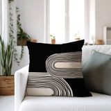 Cassie Spun Polyester Lumbar Indoor/Outdoor Throw Pillow