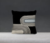 Cassie Abstract Spun Polyester Square Indoor/Outdoor Throw Pillow