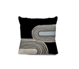 Cassie Abstract Spun Polyester Square Indoor/Outdoor Throw Pillow