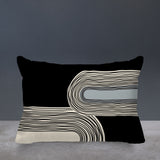 Cassie Spun Polyester Lumbar Indoor/Outdoor Throw Pillow