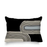 Cassie Spun Polyester Lumbar Indoor/Outdoor Throw Pillow