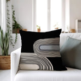 Cassie Spun Polyester Lumbar Indoor/Outdoor Throw Pillow