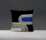 Cassie Abstract Spun Polyester Square Indoor/Outdoor Throw Pillow