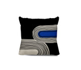 Cassie Abstract Spun Polyester Square Indoor/Outdoor Throw Pillow