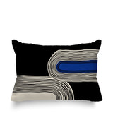 Cassie Spun Polyester Lumbar Indoor/Outdoor Throw Pillow