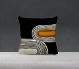 Cassie Abstract Spun Polyester Square Indoor/Outdoor Throw Pillow